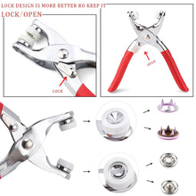 Load image into Gallery viewer, Metal Copper Prong Snap Button Fasteners
