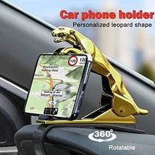 Load image into Gallery viewer, Jaguar Car Mobile Phone Mount Stand 360 Degree Rotation Adjustable Clip Holder( Assorted Color)
