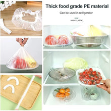 Load image into Gallery viewer, REUSABLE ELASTIC FOOD STORAGE COVERS (PACK OF 100)
