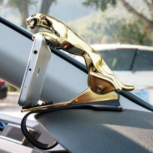 Load image into Gallery viewer, Jaguar Car Mobile Phone Mount Stand 360 Degree Rotation Adjustable Clip Holder( Assorted Color)
