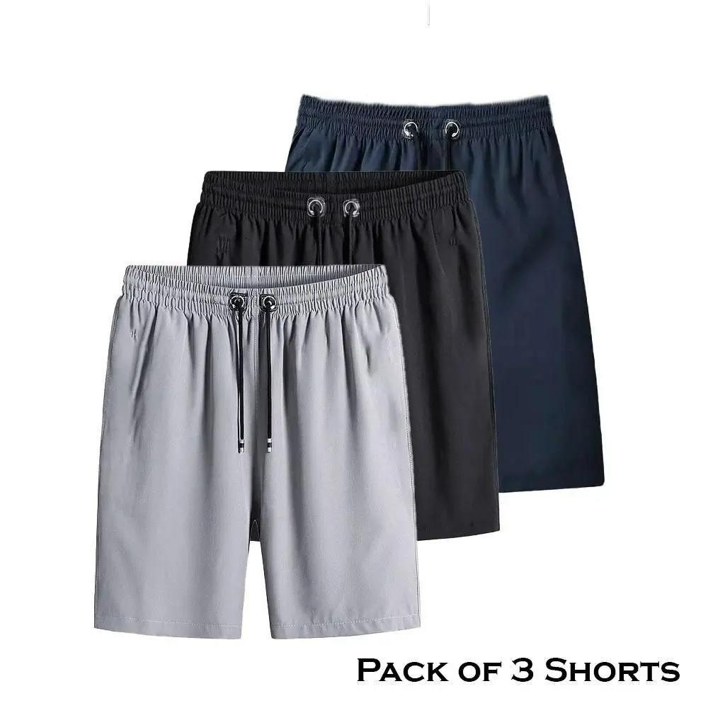 PREMIUM PACK OF 3 SPANDEX STRETCHABLE SHORTS | 40% OFF 😎 🩳