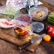 Load image into Gallery viewer, REUSABLE ELASTIC FOOD STORAGE COVERS (PACK OF 100)
