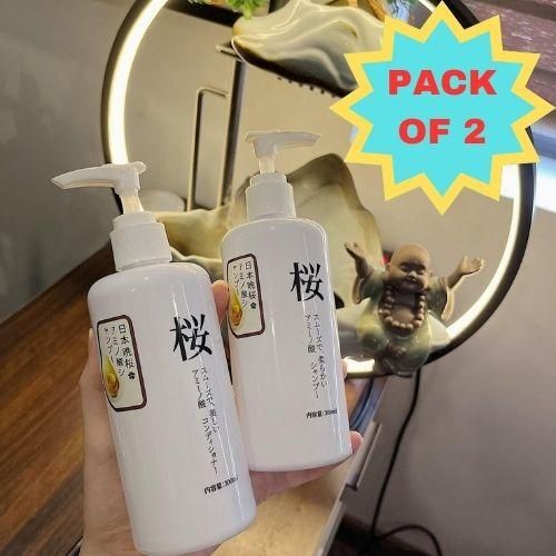 Sakura Shampoo From Japan 300 Ml – Buy 1 Get 1 Free (Just Rs 699/-)