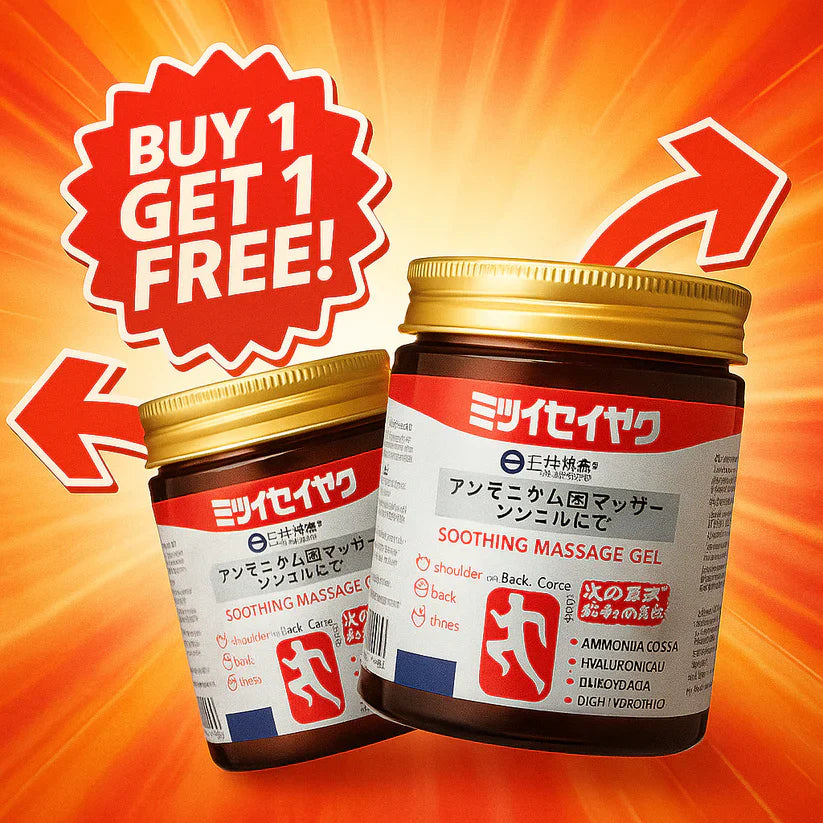 Japanese Instant Pain Relief Soothing Massage Gel 🌸✨ (Buy 1 Get 1 Free🔥🔥)