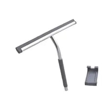 Load image into Gallery viewer, Window glass cleaning wiper bamboo handle window squeegee cleaner
