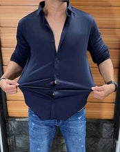 Load image into Gallery viewer, HIGH STRETCH SLIM FIT CASUAL SHIRT
