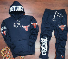Load image into Gallery viewer, Men&#39;s Fleece Printed Full Sleeves Regular Fit Mens Track Suit
