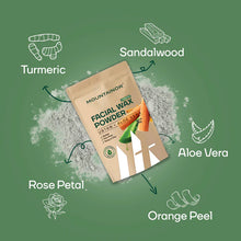 Load image into Gallery viewer, Turmeric Facial Wax - 5 Minute Painless Herbal Wax Powder (100g) (Pack of 2)
