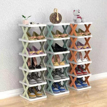 Load image into Gallery viewer, Smart Foldable Shoes Shelf 6 Tier Shoe Rack

