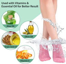 Load image into Gallery viewer, Foot Spa Pedicure Silicone Socks For Men &amp; Women (Free Foot Moisturizer Cream)
