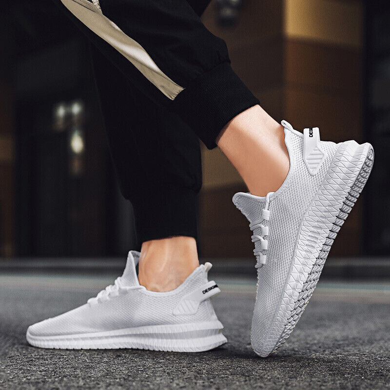MEN'S ULTRA LIGHT WEIGHT CASUAL SHOES - GREY