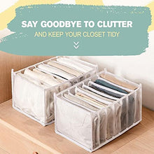 Load image into Gallery viewer, Clothes Organizer- 7 Grids Washable &amp; Foldable Wardrobe Clothes Organizer (Pack of 2)
