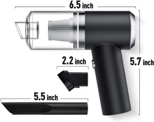 Load image into Gallery viewer, 120W Wireless Mini Portable Vacuum Cleaner for Car Home Office
