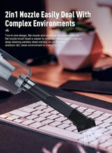 Load image into Gallery viewer, 120W Wireless Mini Portable Vacuum Cleaner for Car Home Office
