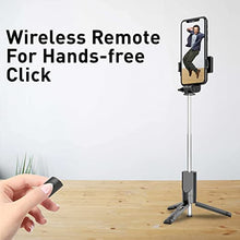 Load image into Gallery viewer, 3 in 1 Remote Control 360 Degree Rotation Selfie Stick Tripod

