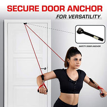 Load image into Gallery viewer, Fitness Bands with Handles, Door Anchor, Ankle Straps, Training Tubes Practical Exercise Bands
