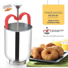 Load image into Gallery viewer, Stainless Steel Medu Vada &amp; Donuts Maker with Stand
