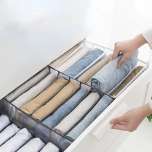 Load image into Gallery viewer, Clothes Organizer- 7 Grids Washable &amp; Foldable Wardrobe Clothes Organizer (Pack of 2)
